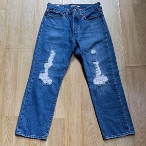 Levi's Premium Size 28 big E Women's Wedgie Straight leg Blue Jeans